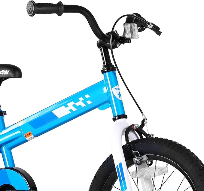 JOYSTAR Whizz Kids Bike 12 14 16 18 Inch Kids' Bicycle for Toddler and Kids Ages 2-9 Years Old, BMX Style Boys Bike with Training Wheels, Children Bicycles, Multiple Colors
