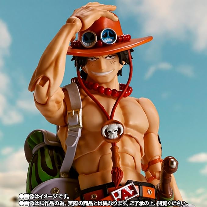 TAMASHII NATIONS - One Piece - Portgas D. Ace -Fire Fist-, Bandai Spirits S.H.Figuarts Action Figure