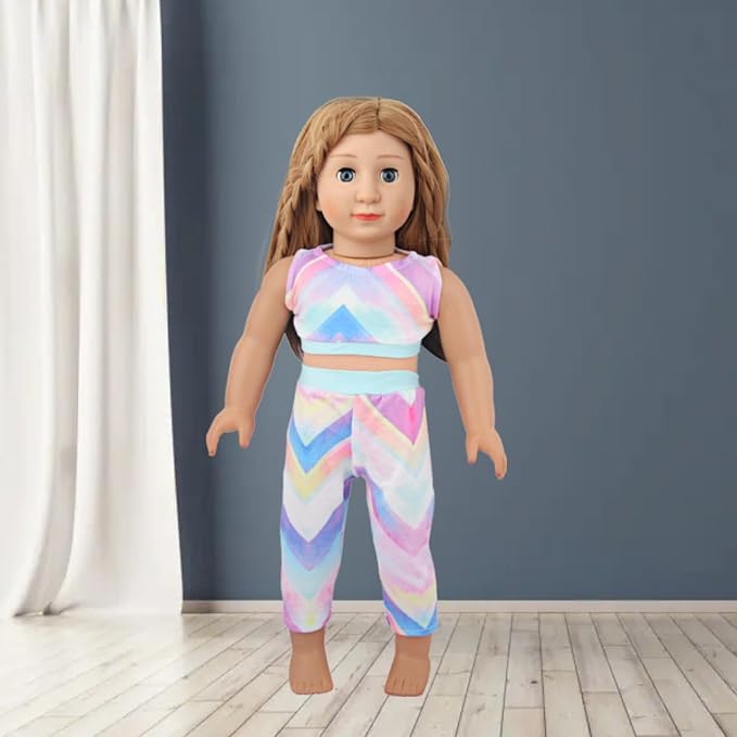 10 Sets of 18 Inch American Doll Clothes, Including 10 of Doll Clothing Dress Outfits for Gift Dolls, Birthday Gifts for Kids