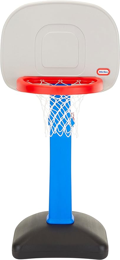 Little Tikes Easy Score Basketball Set, Blue, 3 Balls - Amazon Exclusive, 23.75 x 22 x 61 inches