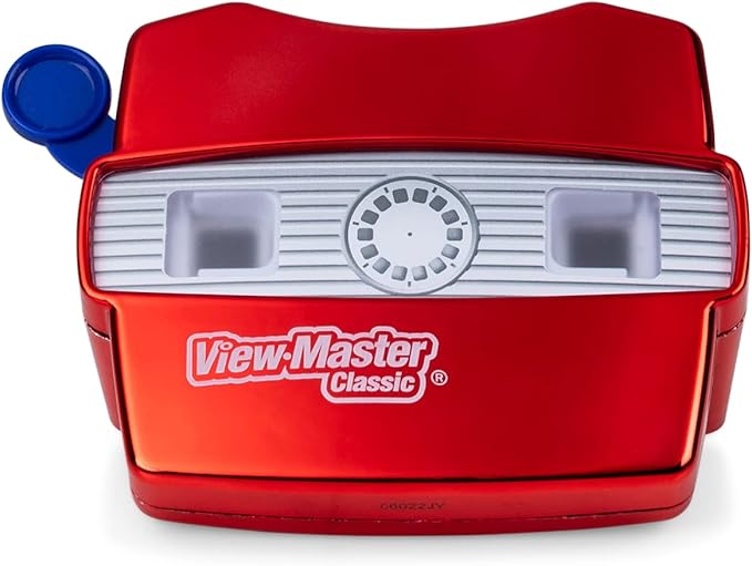 View Master Classic with Discovery Kids Reels - Metallic Viewfinder with 5 Reels Included - STEM, Retro, Nature Learning Toy for Kids and Adults, Toddlers, Ages 3+