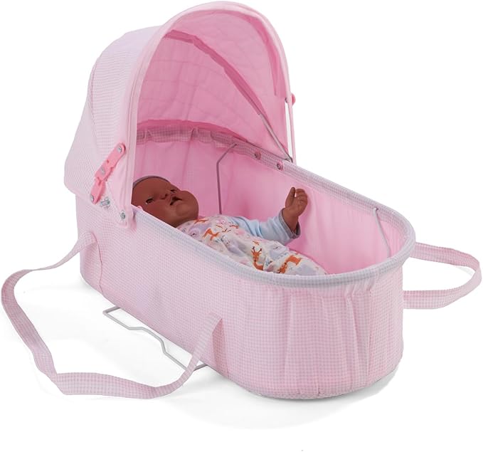 Badger Basket English Style Doll Stroller – Fits 18 to 22-inch Dolls, Classic Pretend Play Toy with Adjustable Canopy