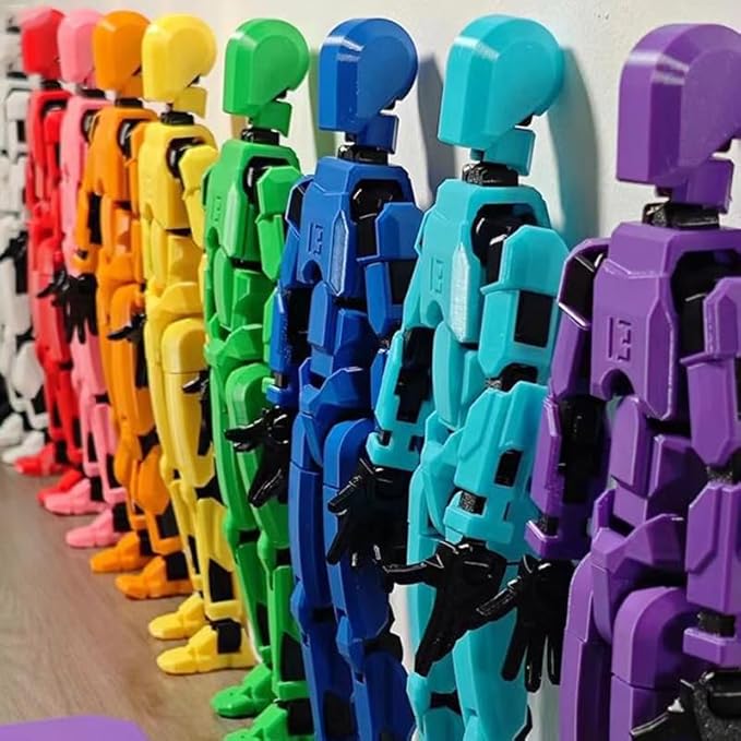 2025 New Assembly Completed-Titan 13 Action Figure,Dummy Robot 13 Action Figures Set,3D Printed Multi-Jointed Action Figures,Nova 13 Action Figure for Collectors Desktop Decorations (5pcs)