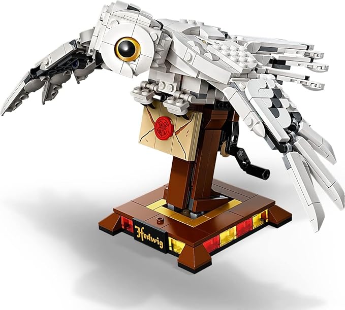 LEGO 75979 Harry Potter Hedwig Moving Wings Owl Building Toy Collectible Display Model