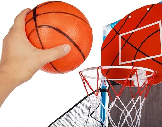 Tuko Toddler Basketball Hoop Arcade Board Game Toy - Kids Toys Outdoor/Indoor Basketball Shooting Training System with Basketball for 3+ Years Old Boy Gift (2024Edition)