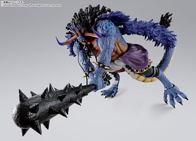 TAMASHII NATIONS - One Piece - Kaido King of The Beasts (Man-Beast Form), Bandai Spirits S.H.Figuarts Action Figure