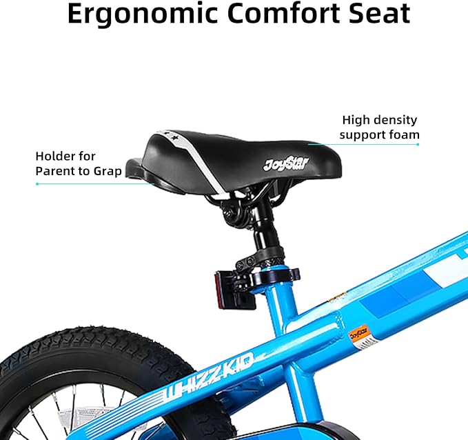 JOYSTAR Whizz Kids Bike 12 14 16 18 Inch Kids' Bicycle for Toddler and Kids Ages 2-9 Years Old, BMX Style Boys Bike with Training Wheels, Children Bicycles, Multiple Colors