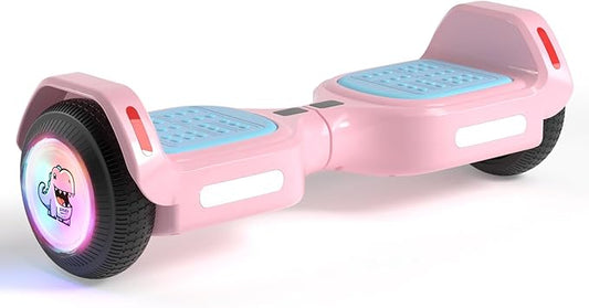 6.5" Bluetooth Scooter, LED Lights & APP & Music Speaker, Long Battery Life, Gifts for Kids & Adults & Girls & Boys, for All Ages