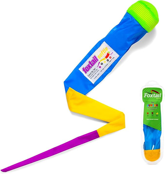 Foxtail Softie - Soft Safe Throw and Catch Ball - Original Toddler-Safe Toy by Cassidy Labs (Ages 3+)