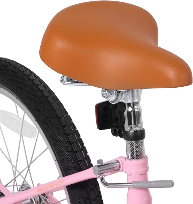 JOYSTAR Vintage Kids Bike with Training Wheels & Basket, 12 14 16 20 24 Inch Girls Bike for 2-14 Years Old, Multiple Colors