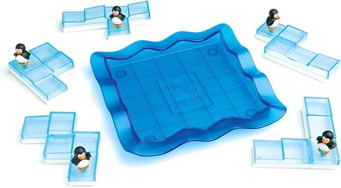 SmartGames Penguins on Ice - A Sliding Cognitive Skill-Building Puzzle Game for Ages 6 - Adult