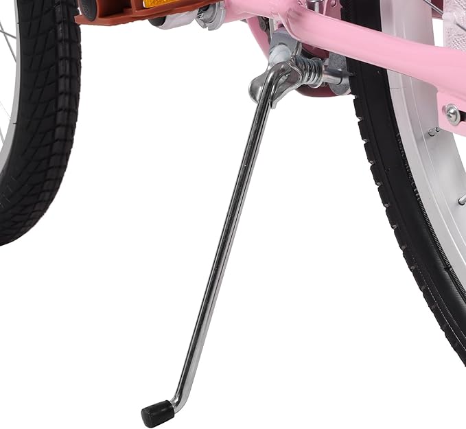 JOYSTAR Vintage Kids Bike with Training Wheels & Basket, 12 14 16 20 24 Inch Girls Bike for 2-14 Years Old, Multiple Colors