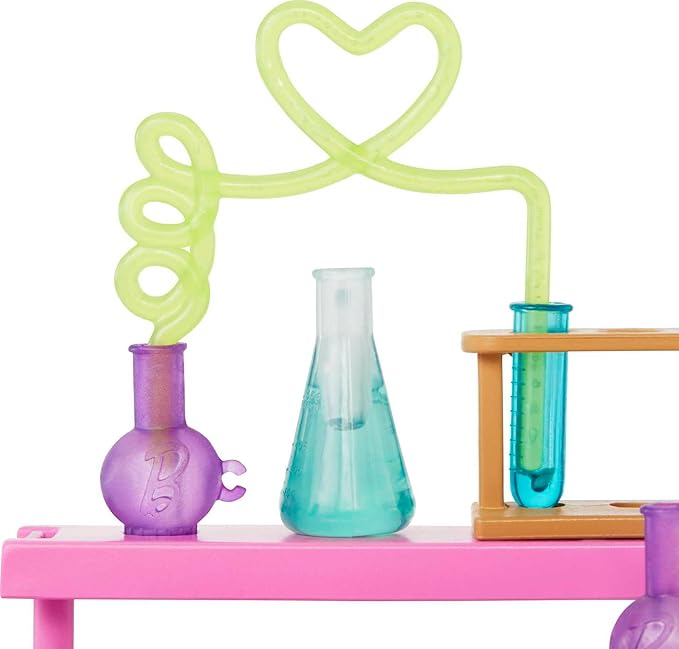 Barbie Science Lab Playset with 2 Dolls, Lab Bench and 10+ Accessories