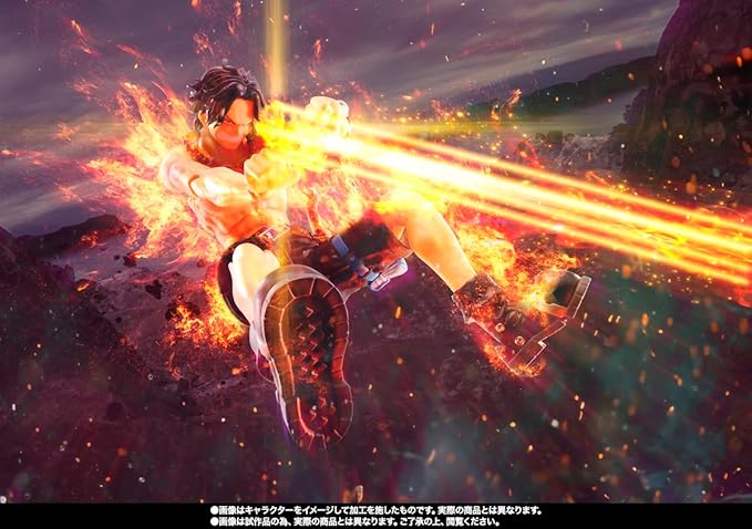 TAMASHII NATIONS - One Piece - Portgas D. Ace -Fire Fist-, Bandai Spirits S.H.Figuarts Action Figure