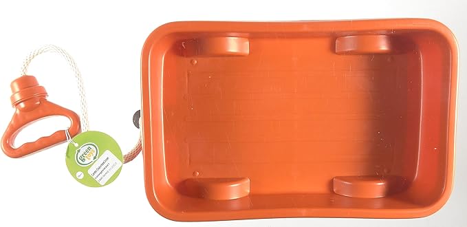 Green Toys Wagon, Orange - Pretend Play, Motor Skills, Kids Outdoor Toy Vehicle. No BPA, phthalates, PVC. Dishwasher Safe, Recycled Plastic, Made in USA.