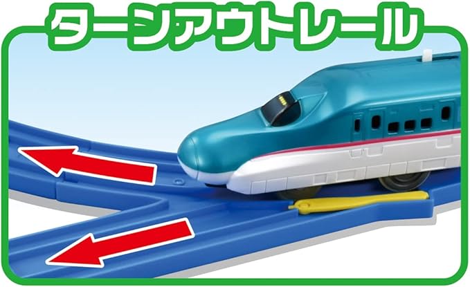 Takara Tomy PLARAIL Takara Tomy 214366 Plarail Entry Set, E5 Series Shinkansen Hayabusa, Trains, Toys, 3 Years Old and Up, Toy Safety Standards Passed, ST Mark Certification