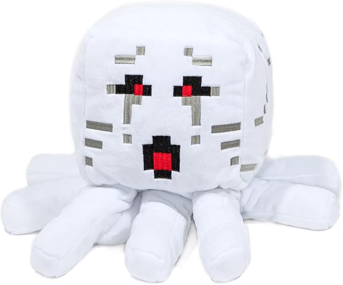 Jay Franco Minecraft Ghast Plush Stuffed Pillow Buddy - Super Soft Polyester Microfiber, 15 inches (Official Minecraft Product)