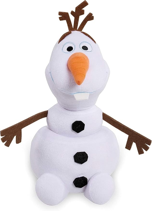 Disney's Frozen 15-inch Olaf Plush Stuffed Toy for Kids Ages 3-5, White, Snowman, Officially Licensed Kids Toys for Ages 2 Up by Just Play