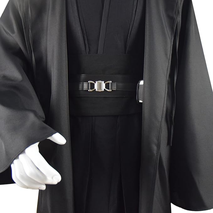 Adult Tunic Costume for Jedi Outfit Skywalker Halloween Cosplay Costume Hooded Robe Cloak Full Set Uniform