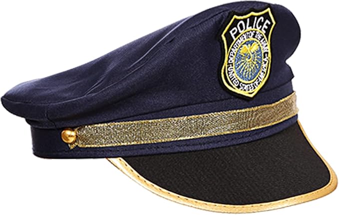 Police Officer Costume for Kids Cop Toddler Boy Costumes for Pretend Play Cosplay Set Ages 3-7