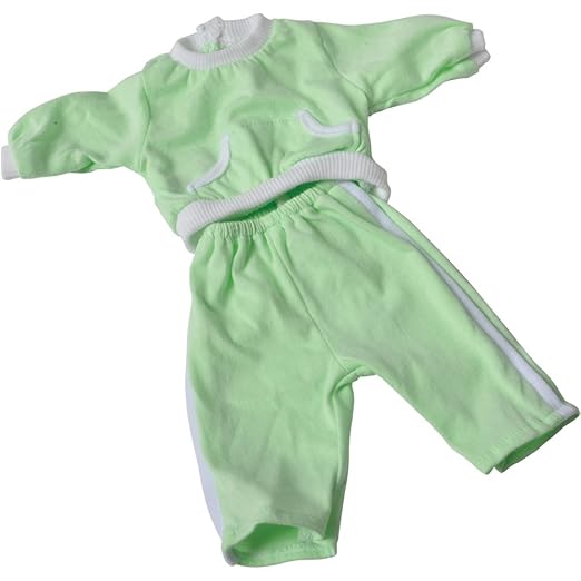 Constructive Playthings-GAN-61 Washable Clothing for 12-14 Inch Baby Dolls, Set of 4 Outfits