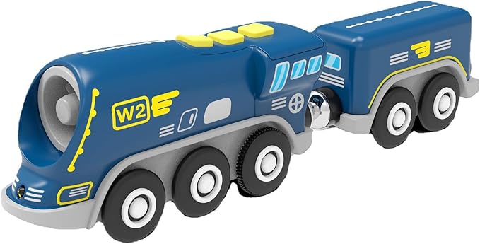 Wooden Train Accessories of Lifting Train Bridge and Battery Operated Locomotive Train for All Brands Wood Track Set