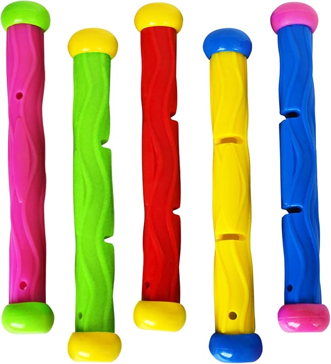 Jasonwell Pool Diving Toys Games - 42PCS Swimming Pool Toys with Dive Sticks and Rings Underwater Treasures Torpedo Bandits Fish Toy etc Fun Water Swim Toy for Boys Girls Adults Kids Teens