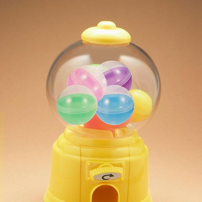 Homoyoyo 50pcs 45mm/1.77inch Vending Machine Capsules Round Empty Claw Machine Balls Clear Gumball Capsules DIY Craft Supplies for Party Favor