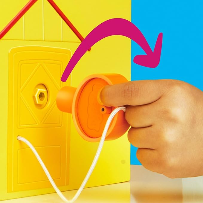 PEPPA PIG Peppa's Big Family House Playset with 3 Figures, 11 Accessories, 2025 Version with Baby Evie, Preschool Toys for Girls and Boys 3 and Up