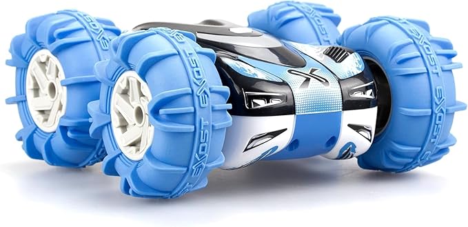 Exost 360 Aquacross Terrain Stunt RC Car - All-Terrain Inflatable Tires, 2.4Ghz Control, Acrobatic Flips for Ages 5+