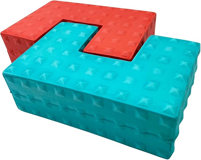 Edushape Easy Grip Soft Foam Sensory Puzzle Blocks, 18 Piece