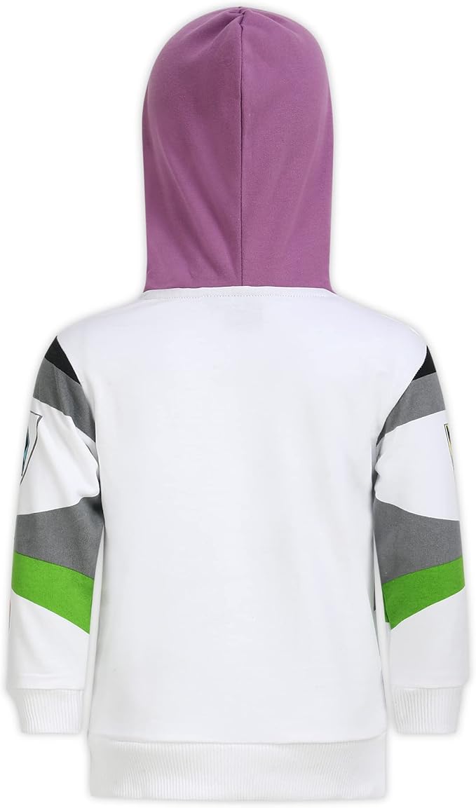 Disney Toy Story Woody or Buzz Lightyear Boys Zip Up Hoodie for Toddler and Little Kids