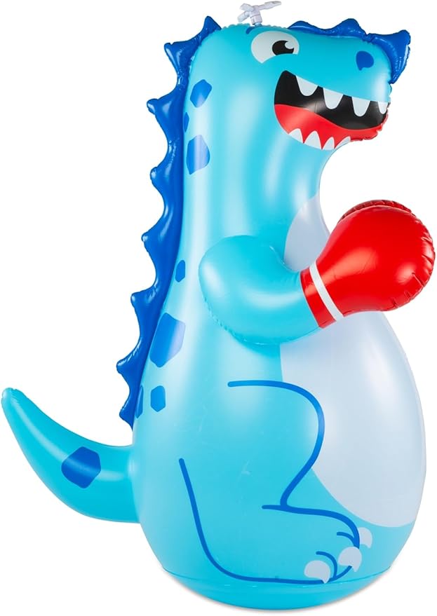 BigMouth Inc. Dino Boxer Sprinkler, Fun Summer Backyard Water Game & Splash Toy for Kids, 5 Feet Tall