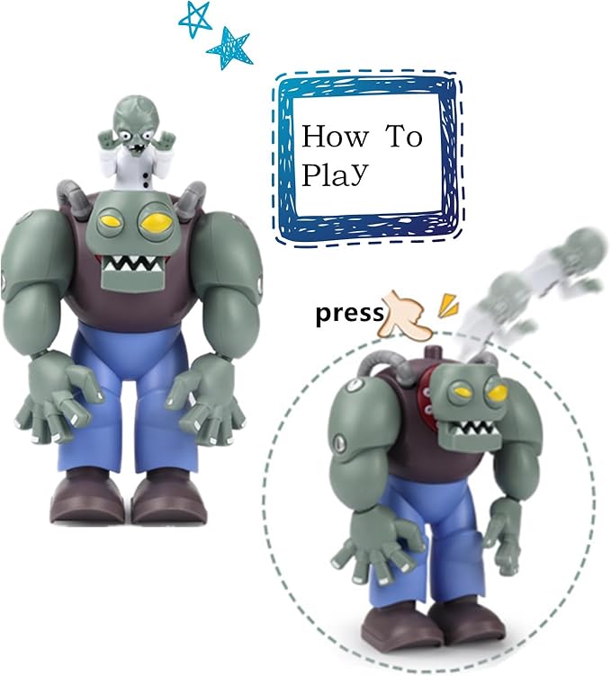 JHESAO 22PCS Plants and Zombies Toys Action Figures PVZ Toys Set 1 2 Series Great Gifts for Kids and Fans, Birthday and Christmas Party New