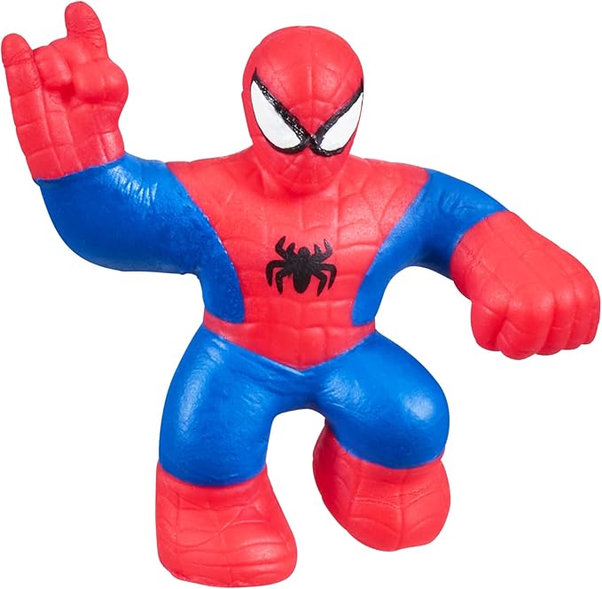 Heroes of Goo Jit Zu Marvel Mega Mini 6 Pack - Squishy, Stretchy, Gooey Mini Heroes - Ironman, Spider-Man, Captain America, Miles Morales, Hulk and Black Panther
