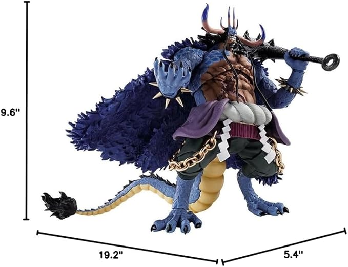 TAMASHII NATIONS - One Piece - Kaido King of The Beasts (Man-Beast Form), Bandai Spirits S.H.Figuarts Action Figure