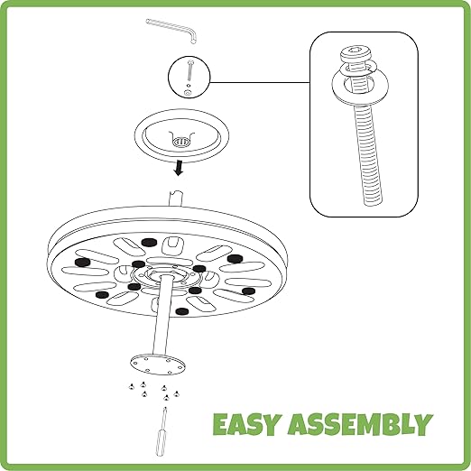Whizzy Dizzy - Highest Quality Sit and Spin Toy for Preschoolers - Ages 3+