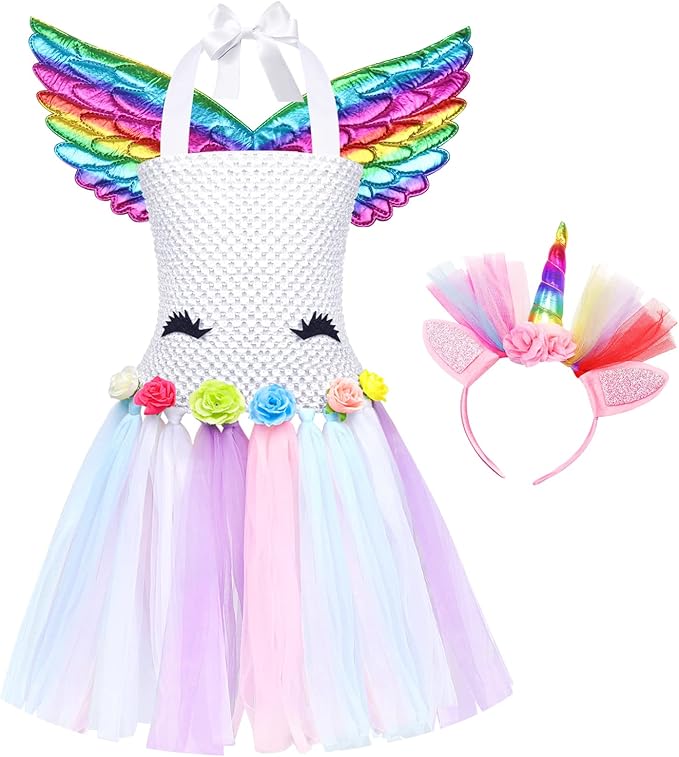 Girls Dress up Trunk Girls Pretend Play Costumes,12pcs Role Play Set with Supergirl Hero Costumes for Toddler Little Girls Ages 3 4 5 6 Years
