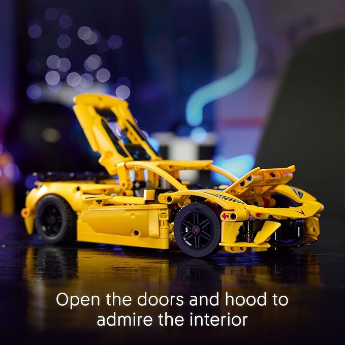 LEGO Technic Chevrolet Corvette Stingray Toy Car - Building Toy Set for Kids, Boys and Girls, Ages 9+ - Model Car Kit for Display - Gift Idea for Birthday - 42205
