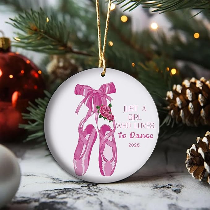 2025 Senior Dance Recital Ornament – Ballet Dancer Keepsake, Unique Gift for Graduating Dancer, Christmas Tree Decor