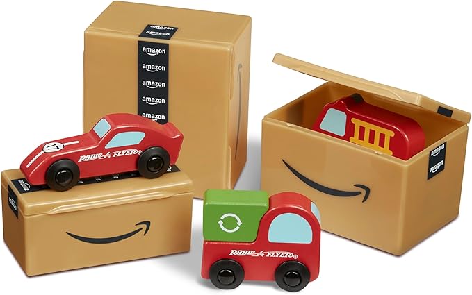 Amazon Delivery Van Ride On Toy for Kids, Blue Toddler Ride on Toy for Ages 2+, Amazon Exclusive
