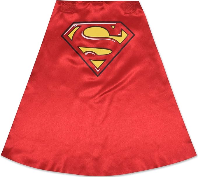 WARNER BROS. Justice League Batman Superman Lightweight Breathable Baby Zip Up Costume Coverall with Cape Newborn to Kid
