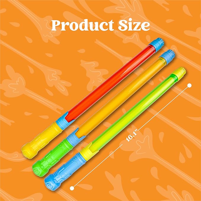 JOYIN 18 Pack 16.5'' Water Gun,Super Soaker Blaster Squirt Guns, Bulk Summer Outdoor Swimming Pool, Backyard, Beach Water Game Fighting Play Pool Toys