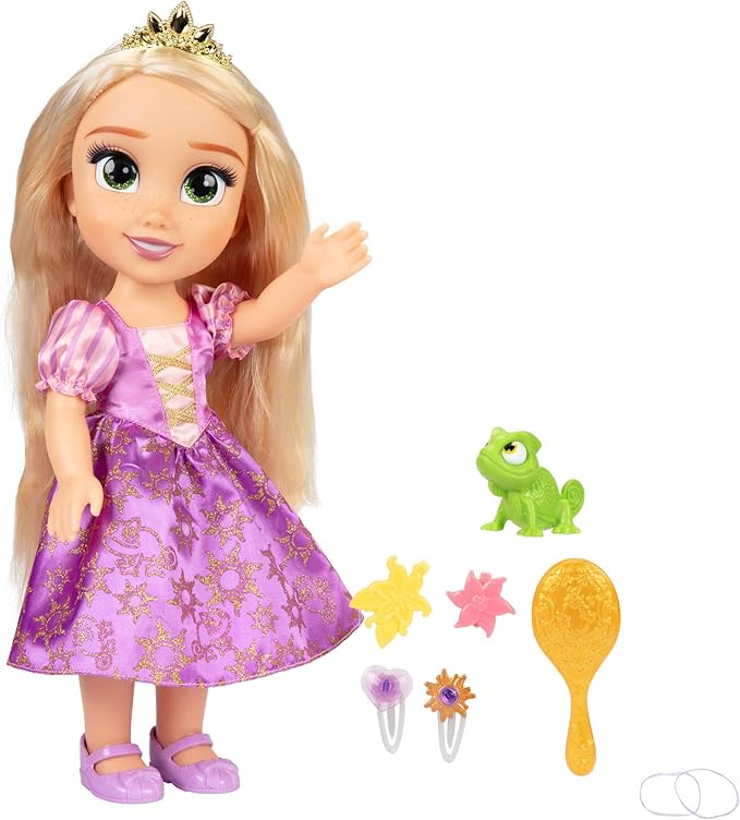 Disney Princess Rapunzel Doll - Singing Friend Rapunzel & Pascal - Sings 'I See The Light' and Talks!