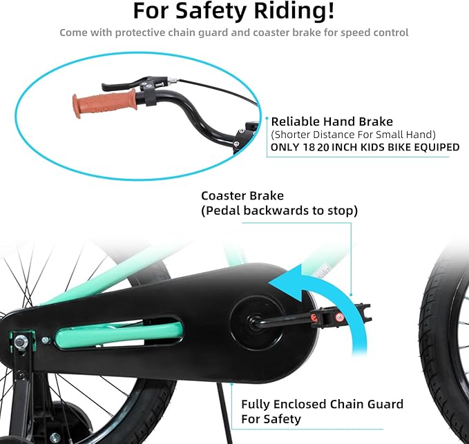 JOYSTAR Kids Bike for Ages 2-12 Years Old Boys Girls, 12-20 Inch BMX Style Kid's Bikes with Training Wheels, Children Bicycle for Kids and Toddler, Multiple Colors