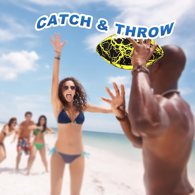 Jasonwell Pool Beach Water Football - Waterproof Football Strong Grip Fun Pool Toys Games for Swimming Pools Beach Lake Park Backyard Outdoor Play for Kids Children Teens Adults Family