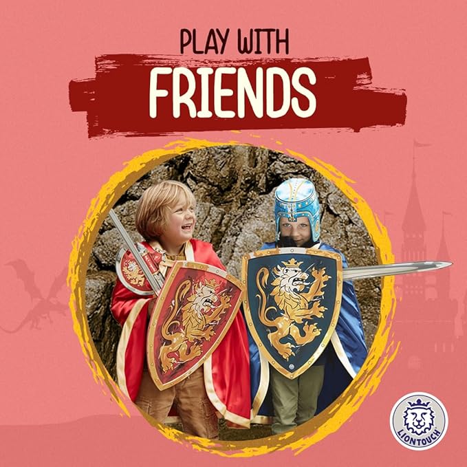 Liontouch Medieval Noble Knight Satin Toy Cape for Kids | Part of A Kid's Costume Line