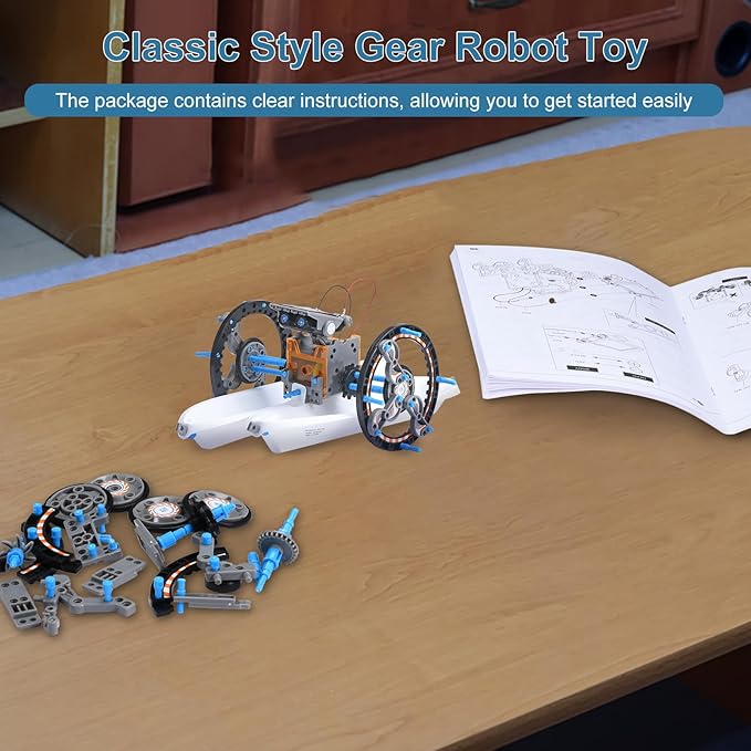 STEM Toys for Kids Age 8-13, 12-in-1 Solar Robot Building Science Kits for Boys Girls Teen Age 9 10 11 12, Engineering Christmas Birthday Gifts for 8+ Year Old Boys