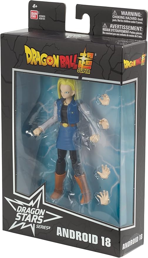 Dragon Ball Super - Dragon Stars - Android 18, 6.5" Action Figure