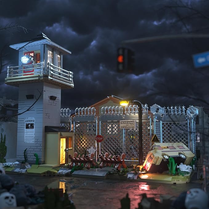 2288 PCS Jail constructo Miniature House Bricks kit,Simulation Architecture Construction Toy Building Sets,Best Choice for Teens Boys Girls or Adults,Great Building Block Toy Gift for Friends or Kids